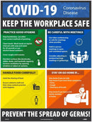 NMC SOCIAL DISTANCING POSTER, 24 X 18 POLYTAG - PST149 - TotalRestroom.com