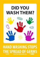 NMC DID YOU WASH THEM? 10X7, PS VINYL - WH4P - TotalRestroom.com
