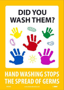 NMC DID YOU WASH THEM? 14X10, PS VINYL - WH4PB - TotalRestroom.com