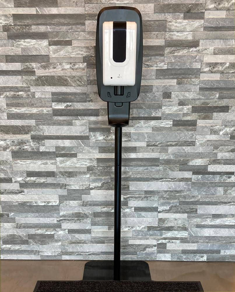 Purell Hand Sanitizer with Vista Hand Sanitizer Dispenser, Stand, and Mat - TotalRestroom.com