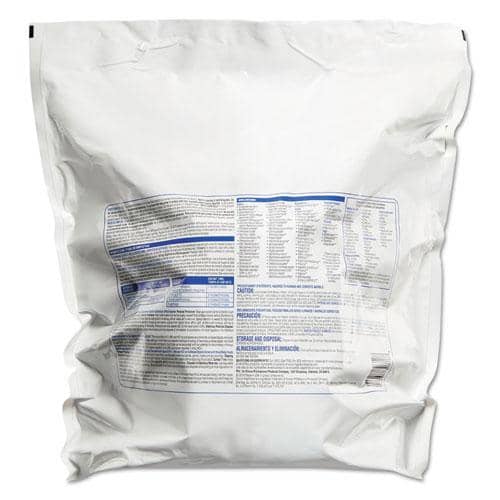 Clorox Healthcare Bleach Germicidal Wipes, 12 x 12, Unscented, 110/Refill, 2/Carton w/ Heavy Duty Plastic Wet Wipe Dispenser Bucket w/ Pop-Up Plug on Lid, 1/Carton - CLO30359CT - TotalRestroom.com