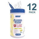 Pro Sanitize Multi-Purpose Isopropyl Alcohol Wipes, Kills 99.9% of Germs, 80 Wipes/Pack, 12 Packs/Case