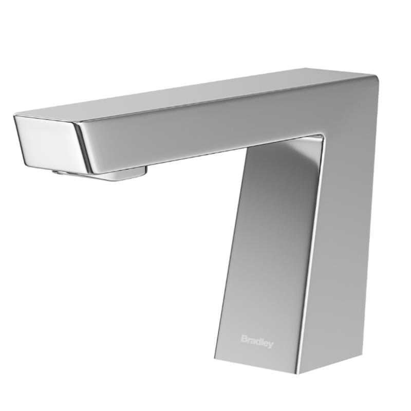 Bradley (S53-3700) RT5-PC Touchless Counter Mounted Sensor Faucet, .5 GPM, Polished Chrome, Zen Series
