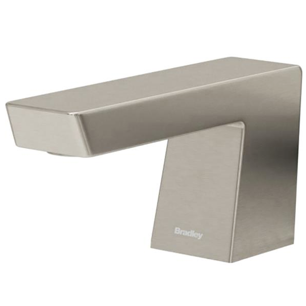 Bradley (6-3700) RFT-BN Touchless Counter Mounted Sensor Soap Dispenser, Brushed Nickel, Zen Series