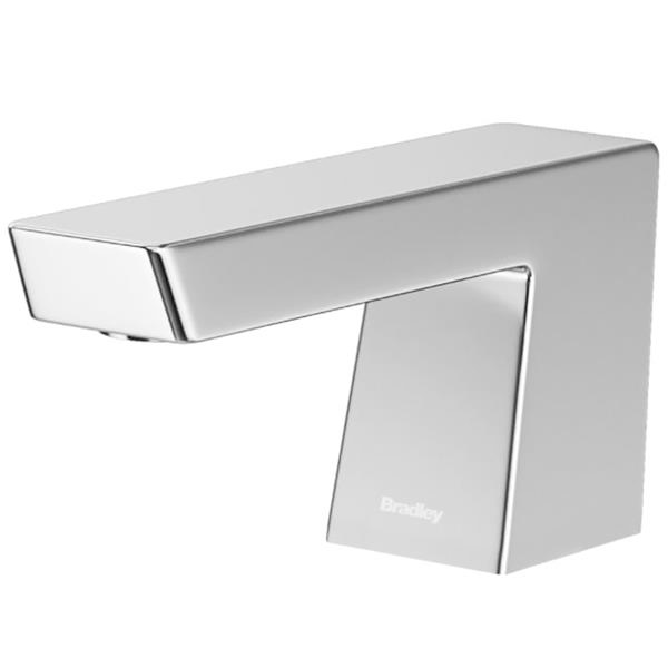 Bradley (6-3700) RLT-PC Touchless Counter Mounted Sensor Soap Dispenser, Polished Chrome, Zen Series