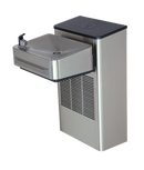 Haws 1201S Stainless Steel Wall Mount ADA Water Cooler, Electronic Valve & Pushbar Assembly