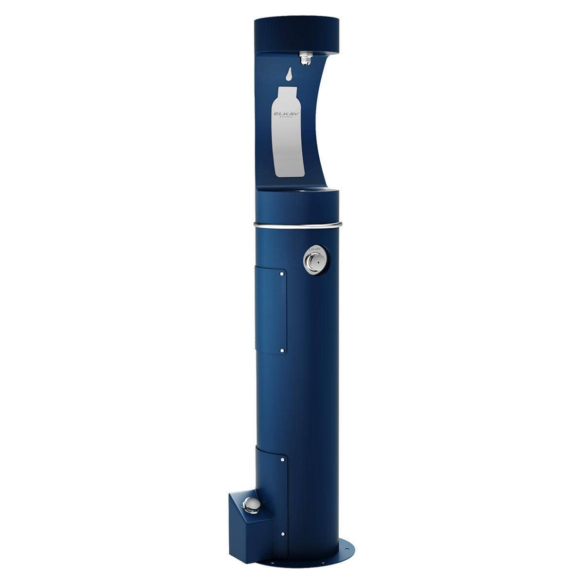 Elkay 4481FPBLU Outdoor Bottle Filler Foot Pedal Accessory, Blue
