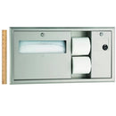Bobrick B-3092 Recessed Toilet Tissue, Seat-Cover Dispenser and Waste Disposal, Right