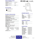 Palmer Fixture Hand dryer. HD0984-08 iStorm High Speed Hand Dryer 208/220 Volt