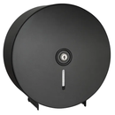 ASI 0042-41 Toilet Tissue Dispenser - Single 9" Roll, Round - Matte Black - Surface Mounted