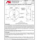 ASI 0042-41 Toilet Tissue Dispenser - Single 9" Roll, Round - Matte Black - Surface Mounted