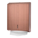 Alpine C-Fold/Multifold Paper Towel Dispenser, Stainless Steel Brushed Antique Rose Gold - ALP480-ARG