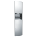 ASI 94676 Profile - Paper Towel Dispenser & Waste Receptacle - Multi, C-Fold - 8 gal. - Recessed