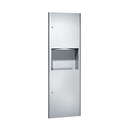 ASI 9462 Profile - Paper Towel Dispenser & Waste Receptacle - Multi, C-Fold - 9 gal. - Recessed