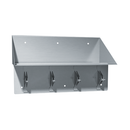 ASI 137 Security Bookshelf & Clothes Hook - Front Mount - Surface Mounted