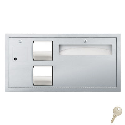 ASYSA - oandoページ ASI 0487-L Toilet Seat Cover & Toilet Tissue Dispenser with