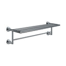 ASI 7383 Towel Shelf w/ Hanger Rod - Surface Mounted