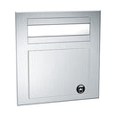 ASI 1001 Traditional - Paper Towel Dispenser & Waste Receptacle - C-Fold - Vanity Mounted
