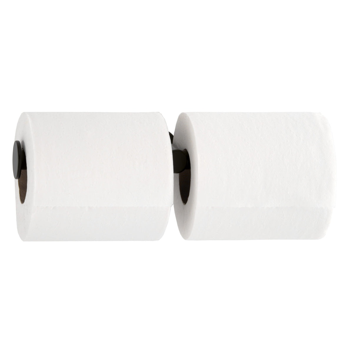 Bobrick 9547.MBLK FINO Toilet Roll Holder, Double, Matte Black Finish