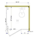 ASI Global Bathroom Partition, 1 ADA In Corner Compartment, Metal, 60"W x 62"D, Fast Ship - ICADA-G - TotalRestroom.com