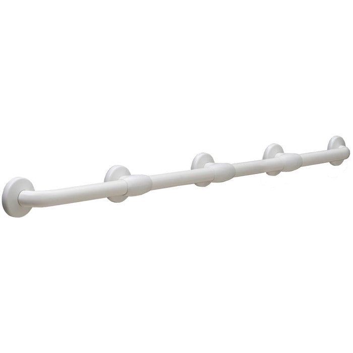 Bobrick B-980616x42 (42 x 1.31) Commercial Grab Bar, 1-5/16" Diameter x 42" Length, Concealed-Mounted, Zinc w/ Vinyl Coating