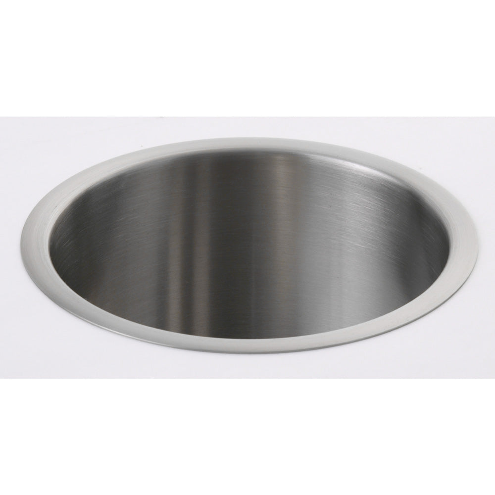 Bobrick B-532 Countertop-Mounted Circular Waste Chute, Flat Flange, Satin Finish