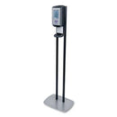 CS6 HAND SANITIZER FLOOR STAND WITH DISPENSER, 1,200 ML, 13.5 X 5 X 28.5, GRAPHITE/SILVER-GOJ7416DS