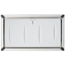 Foundations Horizontal Recessed with Stainless Flange, Stainless/Light Gray - 5240259