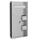 Bradley 5911-000000 Partition Mounted Napkin Disposal & Receptacle