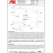 ASI 8205-L Left Hand Padded Folding Industrial Shower Seat, 33