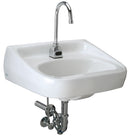 Zurn Z.L1.S Zurn One Sensor Hand Washing System with 20” x 18” Wall Hung Lavatory (Single hole gooseneck battery sensor with 0.5gpm)