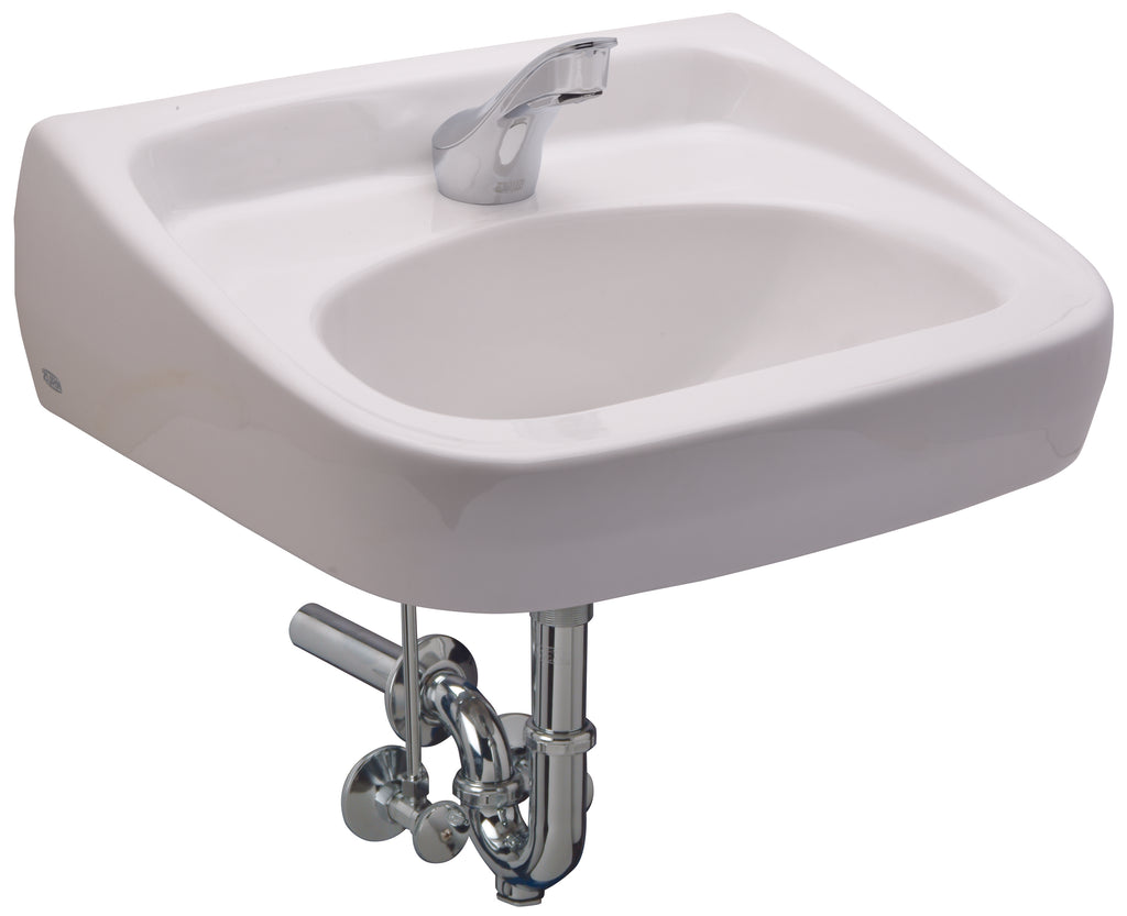 Zurn Z.L4.S Zurn One Sensor Hand Washing System with 20” x 18” Wall Hung Lavatory (Single hole