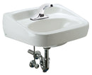 Zurn Z.L6.S Zurn One Sensor Hand Washing System with 20” x 18” Wall Hung Lavatory (Centerset battery sensor faucet with 0.5 gpm)