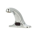 Zurn Z6915-XL-MV AquaSense Center set Sensor Faucet with 0.5 GPM Aerator, Mixing Valve," and 4" Deck-Mount Spout in Chrome