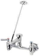 Zurn Z843M1 AquaSpec Wall-Mount Service Sink Faucet -Vacuum-Breaker Spout, Pail Hook, Wall Brace, and Metal Lever Handles, Chrome