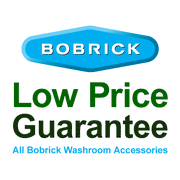 Bobrick B-3471 Combination Commercial Seat-Cover Dispenser/Toilet Paper Dispenser, Partition-Mounted, Stainless Steel