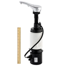 Bobrick B-855 Commercial Liquid Soap Dispenser, Countertop Mounted, Touch-Free, Polished Brass w/ Nickel Finish - 6.75" Spout Length