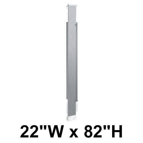 Bradley (Stainless Steel) Toilet Partition Pilaster (22