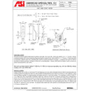 ASI 7382-S Commercial Restroom Hat Robe & Coat Hook, Stainless Steel