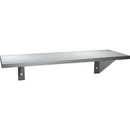 ASI 0692-824 Commercial Restroom Shelf, 6" D x 30" L, Stainless Steel w/ Satin Finish - TotalRestroom.com