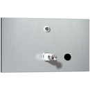 ASI 6326 Commercial Liquid Soap Dispenser, Surface-Mounted, Manual-Push, Stainless Steel - 47 Oz