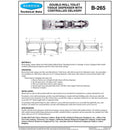 Bobrick B-265 Commercial Double Roll Toilet Paper Dispenser, Surface-Mounted, Stainless Steel