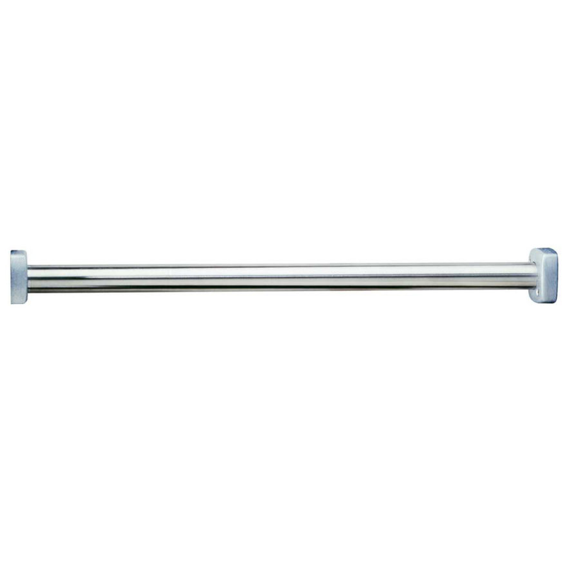 Bobrick B-6107x60 Heavy-Duty Shower Curtain Rod, 60" Length, Stainless Steel