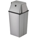 d Commercial Restroom Sanitary Waste Bin, 13 Gallon, Free-Standing, 13-3/8" W x 29-1/2" H, 13-3/8" D, Stainless Steel