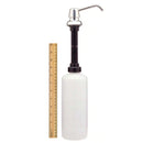 Bobrick B-8226 Commercial Liquid Soap Dispenser, Countertop Mounted, Manual-Push, Stainless Steel - 6" Spout Length