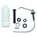 Bobrick B-8226 Commercial Liquid Soap Dispenser, Countertop Mounted, Manual-Push, Stainless Steel - 6" Spout Length - TotalRestroom.com