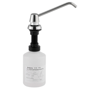Bobrick B-82216 Commercial Liquid Soap Dispenser, Countertop Mounted, Push Button, Stainless Steel - 6