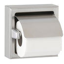 Bobrick B-66997 Commercial Toilet Paper Dispenser w/ Hood, Surface-Mounted, Stainless Steel w/ Satin Finish