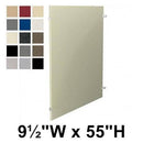 Bradley (Plastic) Toilet Partition Panel (9 1/2"W x 55"H) Quick Ship, Greenguard - P440-12