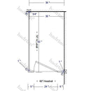 Hadrian Toilet Partition, 1 In Corner Compartment, Stainless Steel, 36"W x 61 1/4"D - IC13660-SS-HADRIAN - TotalRestroom.com